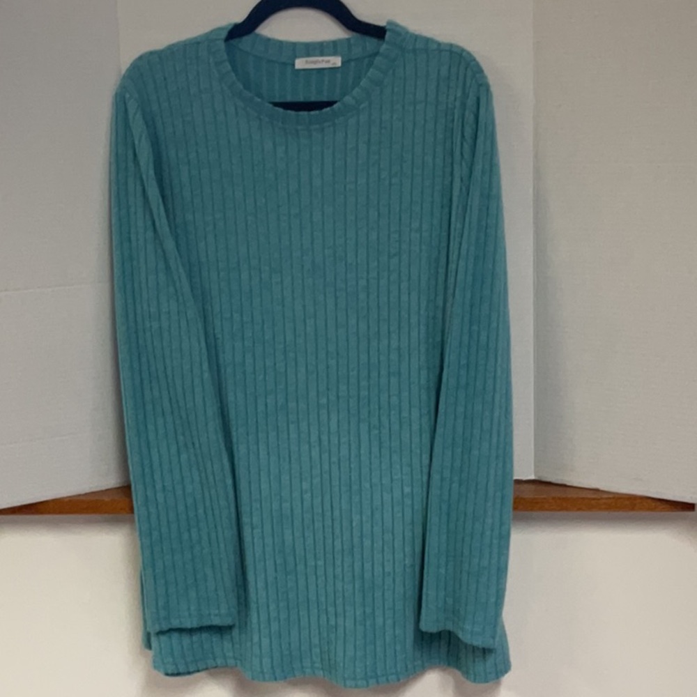 Teal sweater